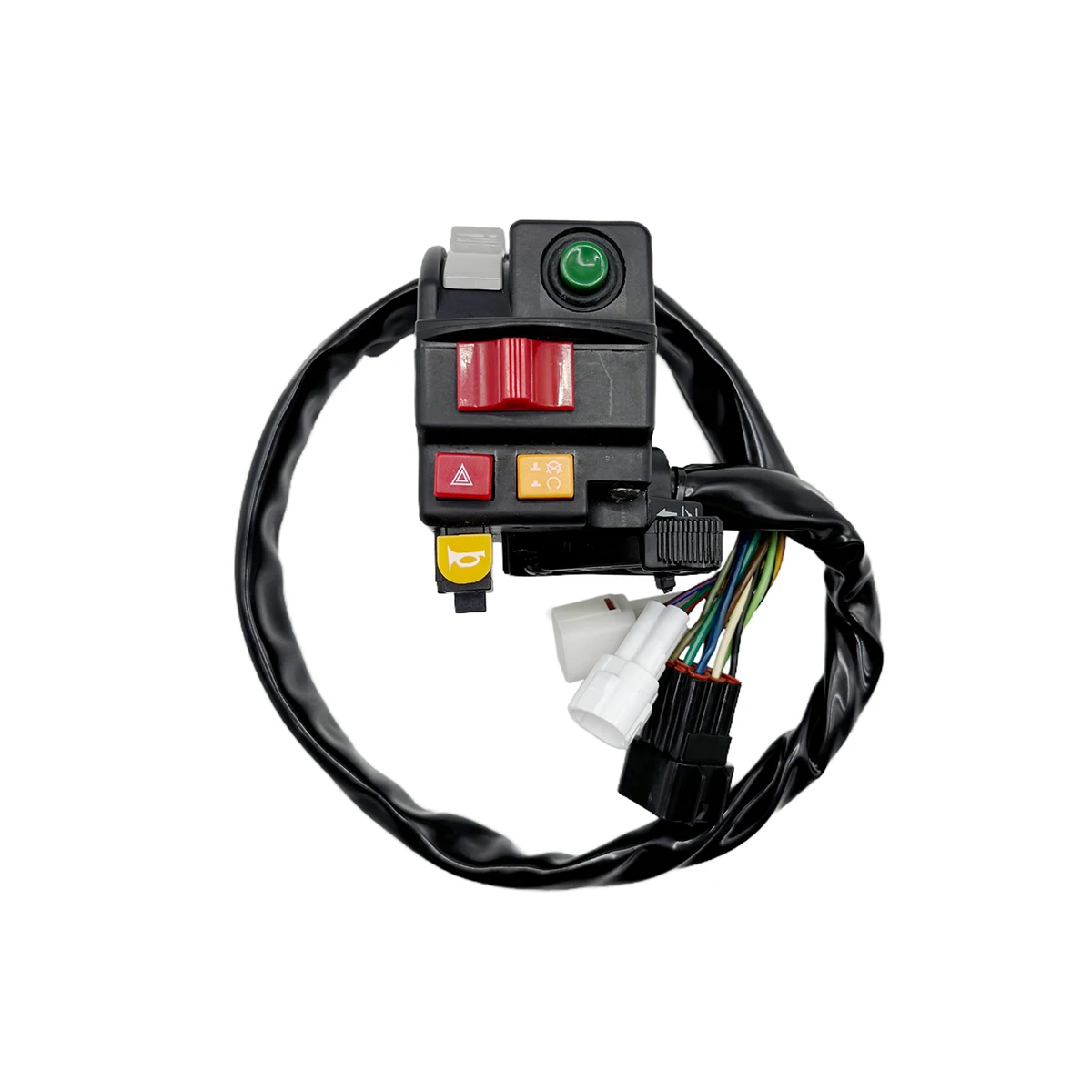 Left Function Switch Assy for Hisun 500cc 700cc ATV Quad HS500 HS700 37400-058-0000 37400-107-0000
Left Function Switch Assy for Hisun 500cc 700cc ATV Quad HS500 HS700 37400-058-0000 37400-107-0000
