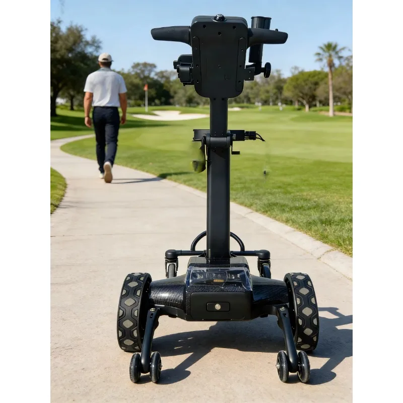 The Newly Designed Luxury Lightweight AI Golf Cart Automatically Follows Foldable with Lithium Batteries and An Umbrella Stand
The Newly Designed Luxury Lightweight AI Golf Cart Automatically Follows Foldable with Lithium Batteries and An Umbrella Stand