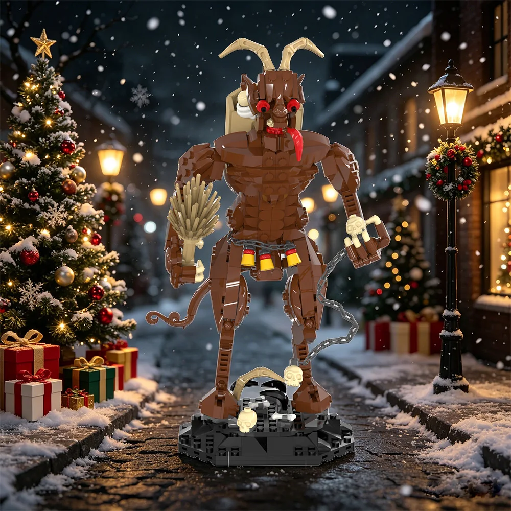 MOC Krampus Building Blocks Horror Movie Monster Figure Christmas Demon Bricks Toy Adult Gift
MOC Krampus Building Blocks Horror Movie Monster Figure Christmas Demon Bricks Toy Adult Gift