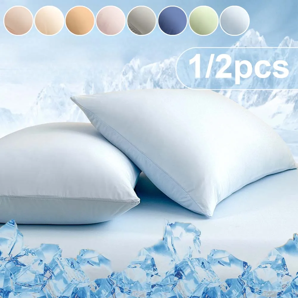 Cooling Ice Silk Pillowcase 48x74 Summer Pillow Cover Cold Feeling Solid Color Breathable Satin Sleeping Pillowcase Home Decor
Cooling Ice Silk Pillowcase 48x74 Summer Pillow Cover Cold Feeling Solid Color Breathable Satin Sleeping Pillowcase Home Decor