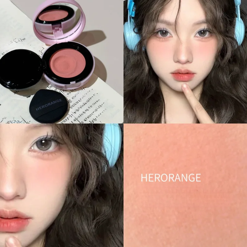High Quality HERORANGE Bright and Soft Blush Cream Low-saturation monochromatic brightening nude makeup
High Quality HERORANGE Bright and Soft Blush Cream Low-saturation monochromatic brightening nude makeup