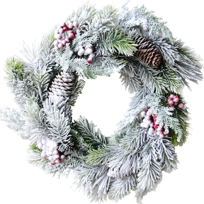 Christmas Day Flocking Cedar Garland Window Shopping Mall Atmosphere Decoration New Year European Style Hanging Door Pendant
Christmas Day Flocking Cedar Garland Window Shopping Mall Atmosphere Decoration New Year European Style Hanging Door Pendant