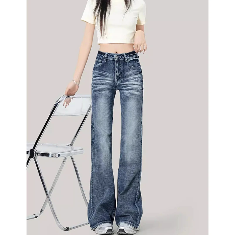 High Waist Wide Leg Straight Cut Jeans for Women High End Style Zhengzhou Autumn New Arrival Slim Fit Jeans Neutral Style
High Waist Wide Leg Straight Cut Jeans for Women High End Style Zhengzhou Autumn New Arrival Slim Fit Jeans Neutral Style