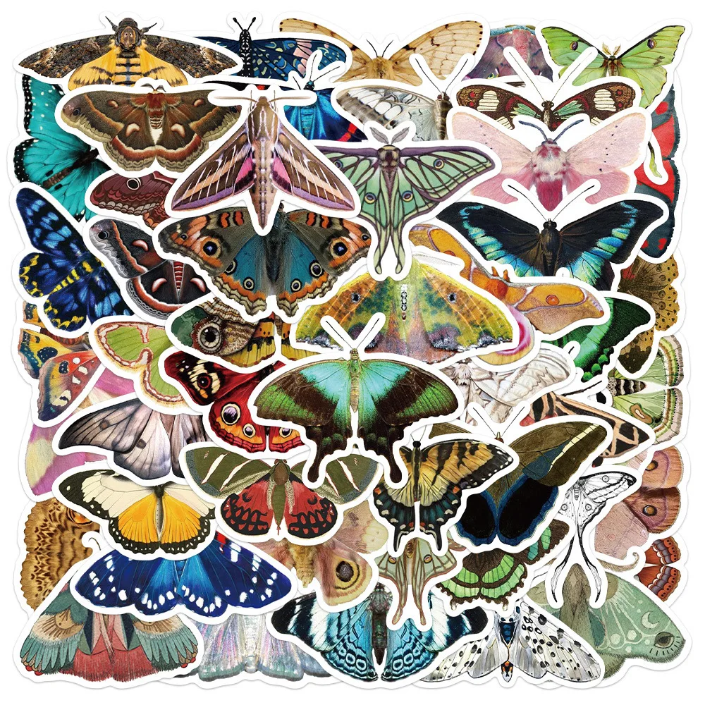 50PCS Vintage Moth Stickers Gothic Moth Decals For Phone Laptop Suitcase Notebook Skateboard Waterproof Sticker
50PCS Vintage Moth Stickers Gothic Moth Decals For Phone Laptop Suitcase Notebook Skateboard Waterproof Sticker