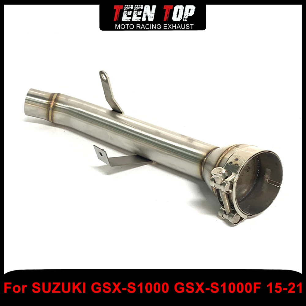 Для SUZUKI GSX-S 1000 GSX-S 1000F выхлопная труба мотоцикла из нержавеющей стали GSXS1000 2015-2021 каталитическая труба среднего звена
Для SUZUKI GSX-S 1000 GSX-S 1000F выхлопная труба мотоцикла из нержавеющей стали GSXS1000 2015-2021 каталитическая труба среднего звена