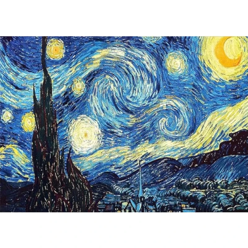 Van Gogh Starry Sky Paper Jigsaw Puzzle For Adults Rectangle 500 1000 1200pcs Home Decoration Wall Art Frameless Crafts Gift
Van Gogh Starry Sky Paper Jigsaw Puzzle For Adults Rectangle 500 1000 1200pcs Home Decoration Wall Art Frameless Crafts Gift