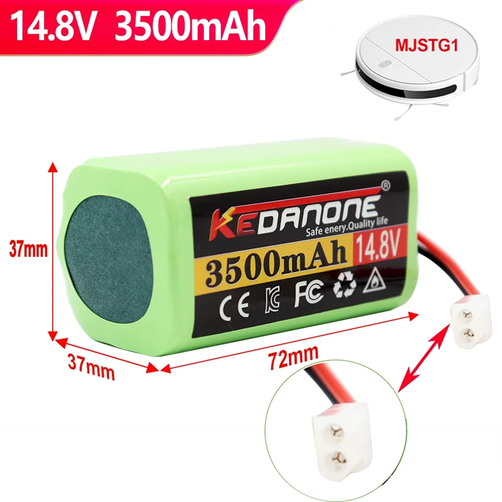 Original 14.8V 3500mAh Li-ion Battery for Xiaomi G1 MI Robot Vacuum-Mop Essential MJSTG1 Robot Vacuum Cleaner 18650 Battery Pack
Original 14.8V 3500mAh Li-ion Battery for Xiaomi G1 MI Robot Vacuum-Mop Essential MJSTG1 Robot Vacuum Cleaner 18650 Battery Pack