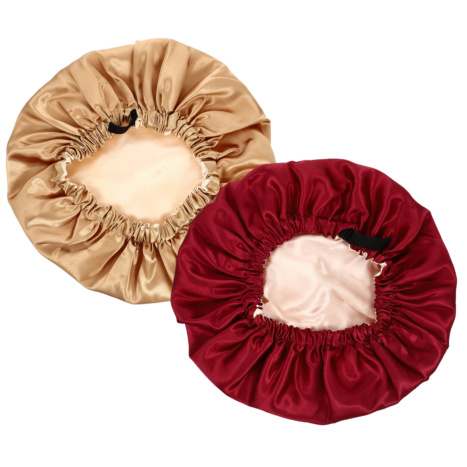 2pcs Satin Sleep Hat Lightweight Breathable Material Elastic Design Hair Protection Women Hats Long Hair Bath Cap
2pcs Satin Sleep Hat Lightweight Breathable Material Elastic Design Hair Protection Women Hats Long Hair Bath Cap