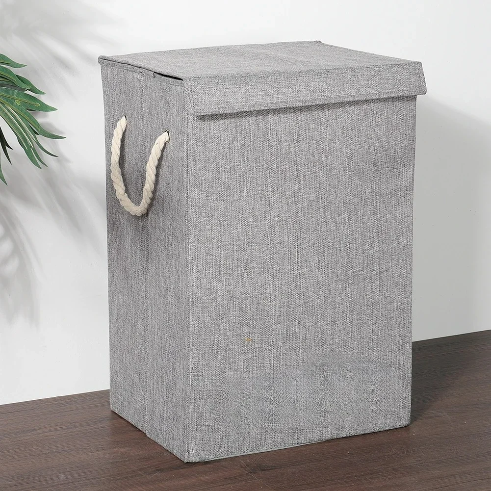 Customizable Foldable Laundry Basket Clothes Storage Bin with Rope Handle
Customizable Foldable Laundry Basket Clothes Storage Bin with Rope Handle