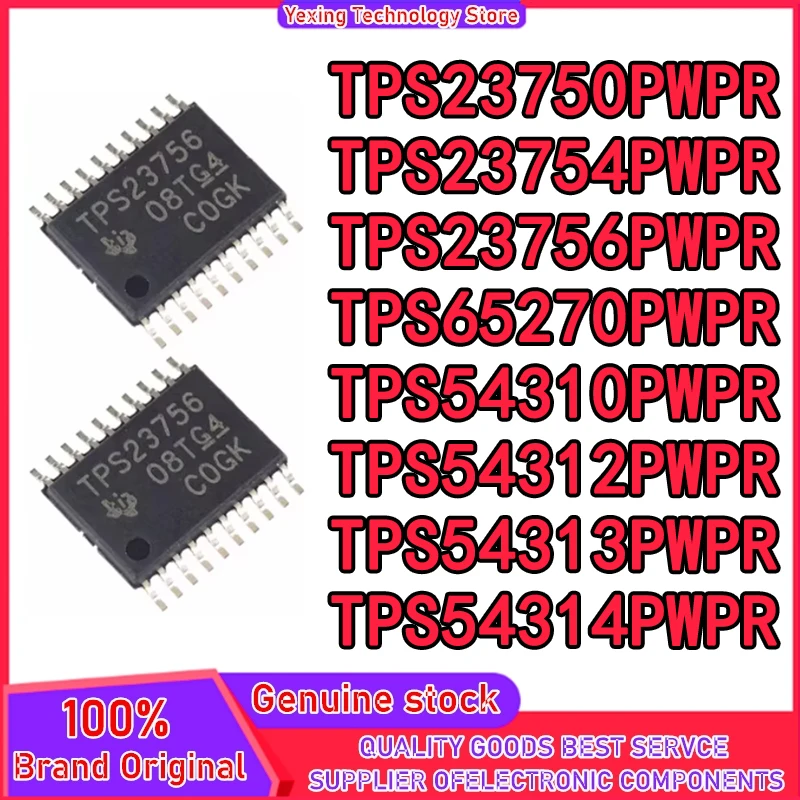 10 шт. TPS23750PWPR TPS23754PWPR TPS23756PWPR TPS65270PWPR TPS54310PWPR TPS54312PWPR TPS54313PWPR TPS54314PWPR HTSSOP-20 Новый
10 шт. TPS23750PWPR TPS23754PWPR TPS23756PWPR TPS65270PWPR TPS54310PWPR TPS54312PWPR TPS54313PWPR TPS54314PWPR HTSSOP-20 Новый