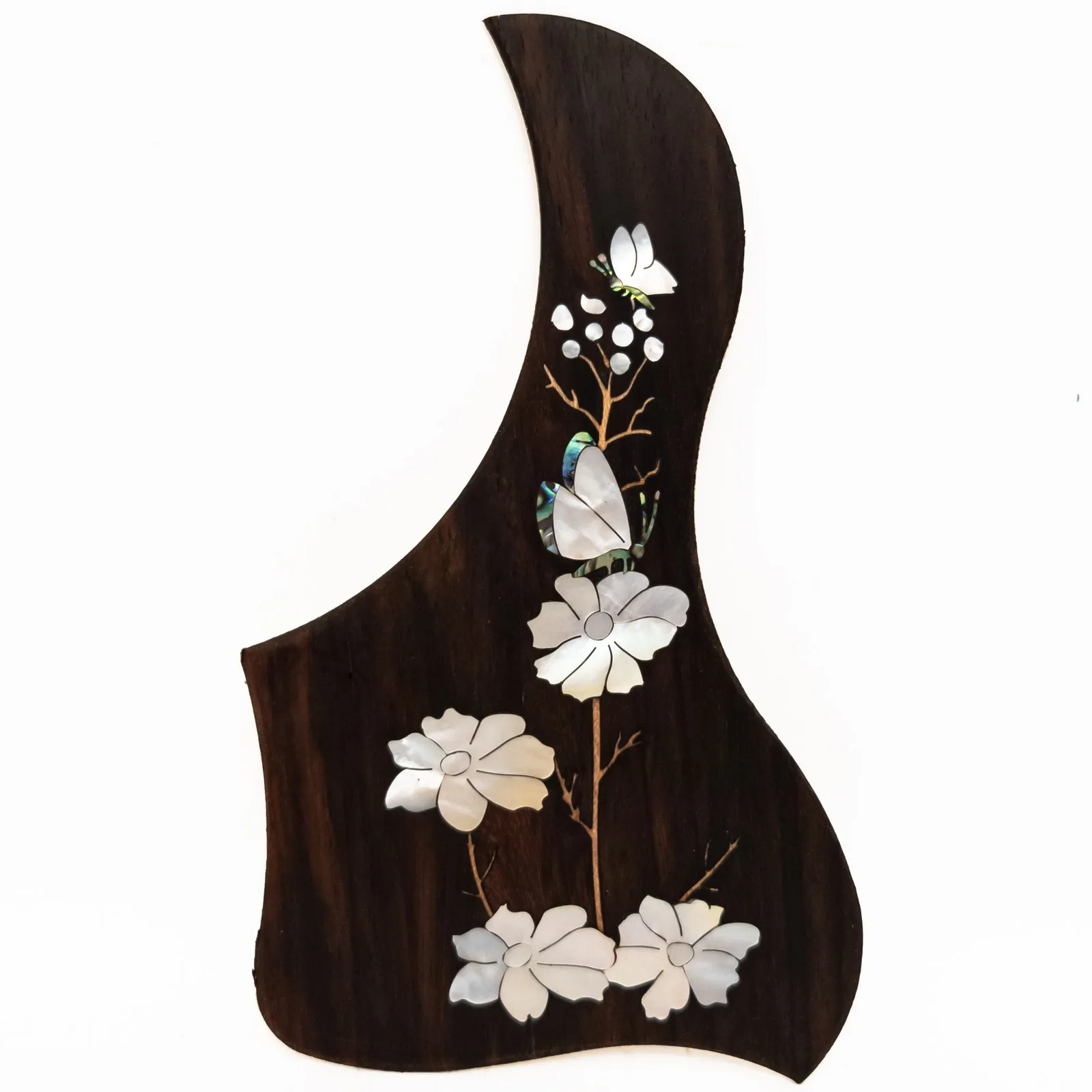 Накладка для акустической гитары, палисандр, морское ушко, инкрустация, защитная пластина для гитары от царапин
Накладка для акустической гитары, палисандр, морское ушко, инкрустация, защитная пластина для гитары от царапин