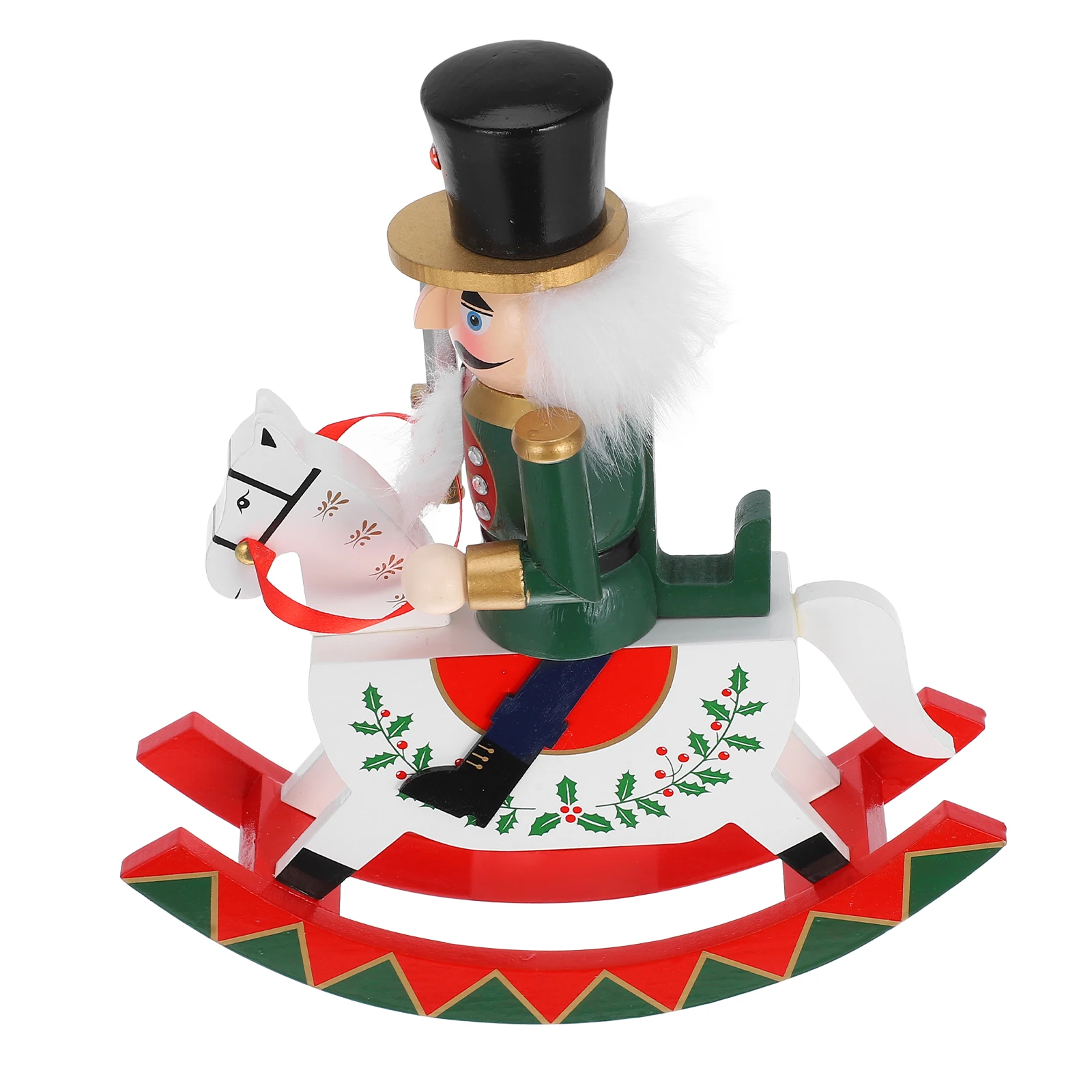 1pcs Wooden Nutcracker Horse Statue Green Festive Christmas Decoration Home Office Party Shelf Decor Gift Rocking
1pcs Wooden Nutcracker Horse Statue Green Festive Christmas Decoration Home Office Party Shelf Decor Gift Rocking