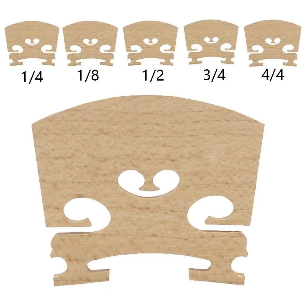 Maple Wood Violin Bridge Steady Bridge 4/4-3/4-1/2-1/4-1/8 Size Fiddle Maple Wood Bridge Professional Replacement
Maple Wood Violin Bridge Steady Bridge 4/4-3/4-1/2-1/4-1/8 Size Fiddle Maple Wood Bridge Professional Replacement