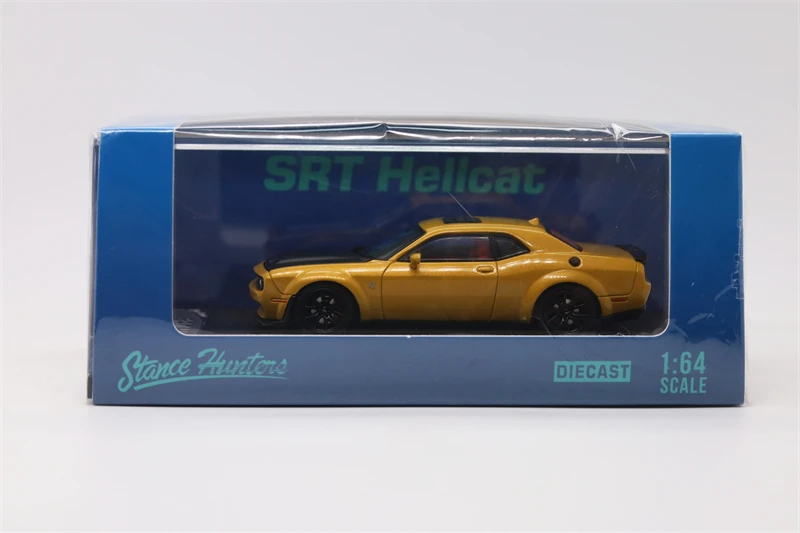 Stance Hunters 1:64 SRT Hellcat Желтый Черный Капот Литая под давлением Коллекционная модель автомобиля
Stance Hunters 1:64 SRT Hellcat Желтый Черный Капот Литая под давлением Коллекционная модель автомобиля