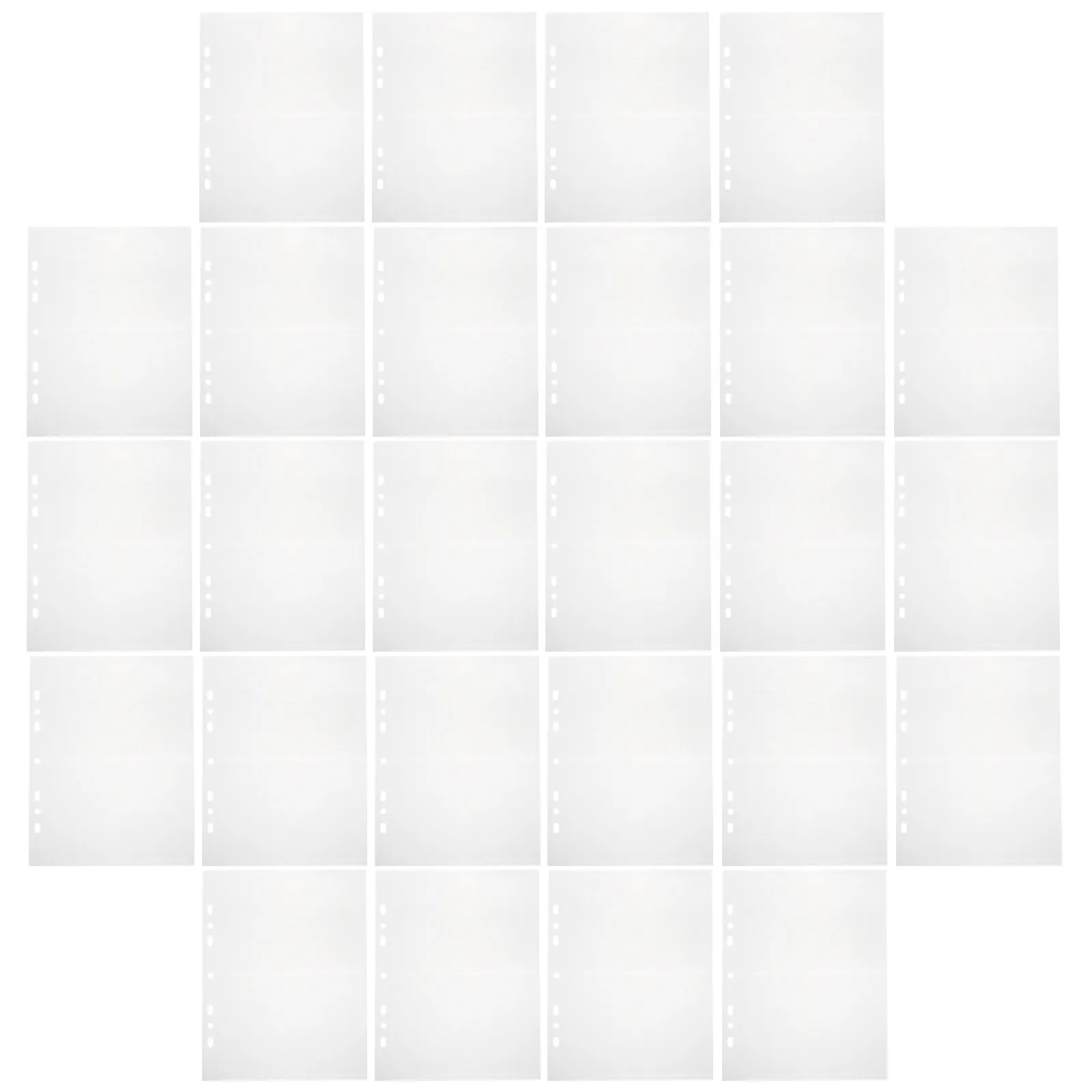 80 Sheets A5 Clear Plastic Binder Sleeves 7-Hole Loose Leaf Refill Pages for Photo Album Inserts Postcard Protectors File
80 Sheets A5 Clear Plastic Binder Sleeves 7-Hole Loose Leaf Refill Pages for Photo Album Inserts Postcard Protectors File
