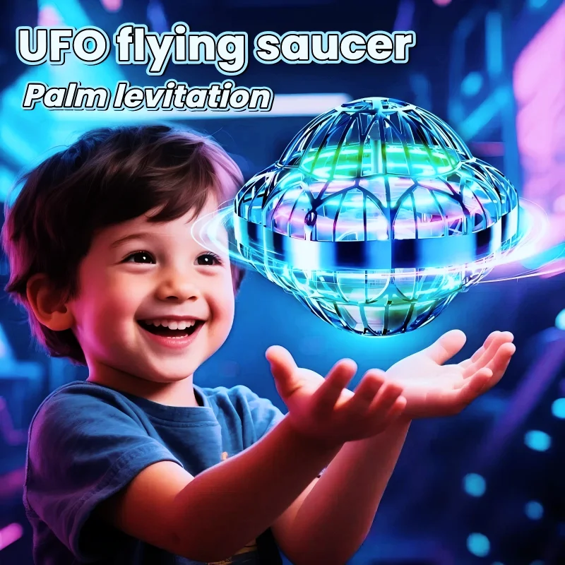 UFO Intelligent Sensing Flying Ball Hovering Saucer Floating Ball Black Technology Fingertip Gyroscope Children's Toys
UFO Intelligent Sensing Flying Ball Hovering Saucer Floating Ball Black Technology Fingertip Gyroscope Children's Toys