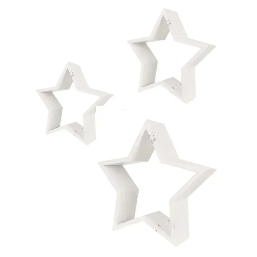 Home Decor Wooden Star Ornaments Set Large Medium Small Sizes White Color for Seasonal and Everyday Decoration
Home Decor Wooden Star Ornaments Set Large Medium Small Sizes White Color for Seasonal and Everyday Decoration