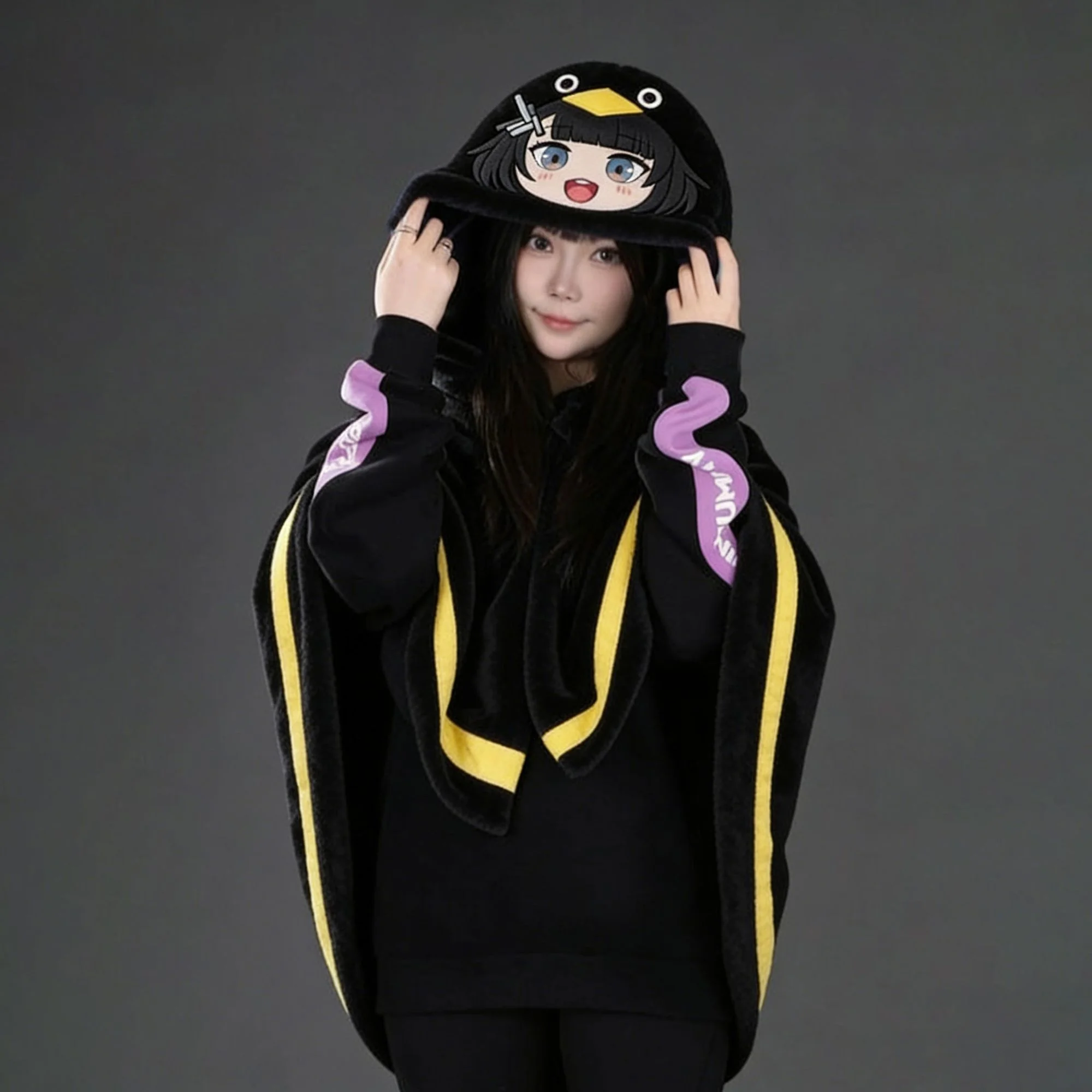 Game Gugu Gaga Arknights:Endfield Endmin Cosplay Kawaii Cartoon Little Penguin Cloak Coat Blanket Birthday Gift Fashion
Game Gugu Gaga Arknights:Endfield Endmin Cosplay Kawaii Cartoon Little Penguin Cloak Coat Blanket Birthday Gift Fashion