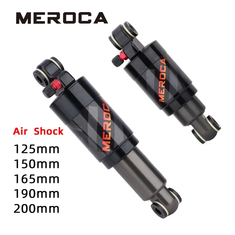 MEROCA Mountain Bike Air Shock Absorber 125mm/150mm/165mm/190mm/200mm Scooter Alloy MTB Folding Bicycle Rear Shock Cycling Parts
MEROCA Mountain Bike Air Shock Absorber 125mm/150mm/165mm/190mm/200mm Scooter Alloy MTB Folding Bicycle Rear Shock Cycling Parts