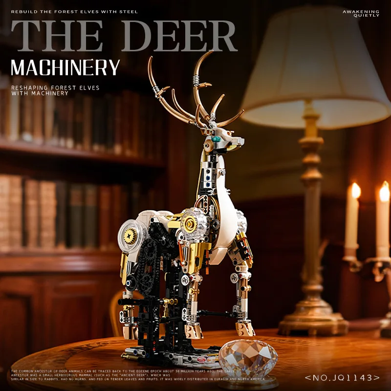 918 шт. MOC креативные механические строительные блоки с оленем, комплект бионических диких животных, украшения, модель, кирпичи, развивающие игрушки, подарки для детей
918 шт. MOC креативные механические строительные блоки с оленем, комплект бионических диких животных, украшения, модель, кирпичи, развивающие игрушки, подарки для детей