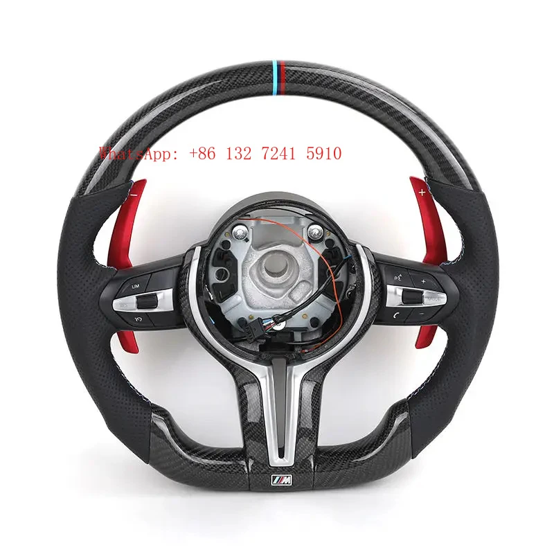 Hongsheng Half Peorated Leather Carbon Fiber Flat Bottom Steering Wheel for F10 F22 F30 M3 F80 M4 F82 M2 F87 E70 E90 E92
Hongsheng Half Peorated Leather Carbon Fiber Flat Bottom Steering Wheel for F10 F22 F30 M3 F80 M4 F82 M2 F87 E70 E90 E92