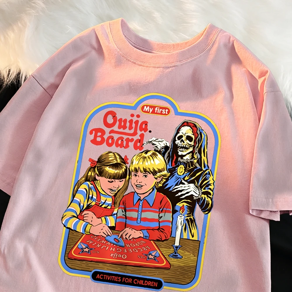 Женские свободные футболки оверсайз с забавным принтом «Моя первая доска Оуиджа», повседневные хлопковые дышащие футболки для пар
Женские свободные футболки оверсайз с забавным принтом «Моя первая доска Оуиджа», повседневные хлопковые дышащие футболки для пар