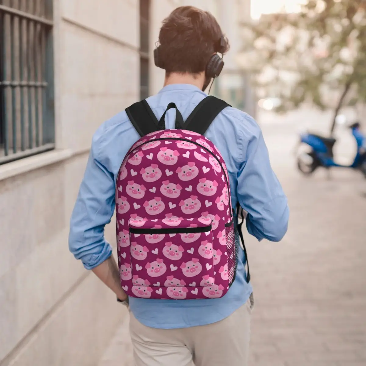 Cozy Pig Cartoon Pattern Backpack Student BookBag Kids School Bag Laptop Shoulder Bags for Men Women
Cozy Pig Cartoon Pattern Backpack Student BookBag Kids School Bag Laptop Shoulder Bags for Men Women