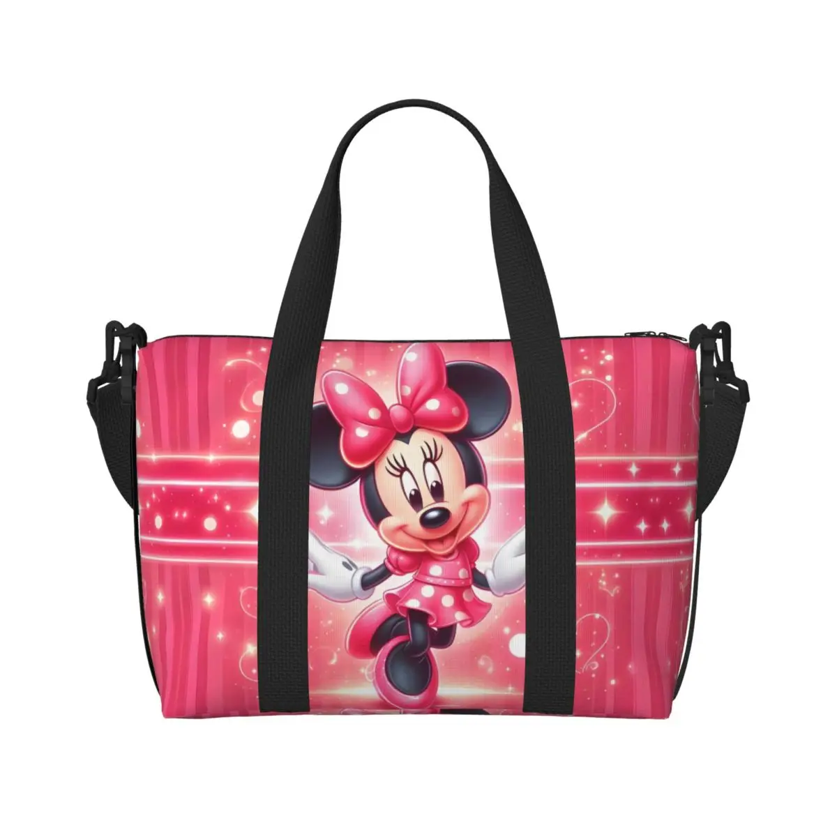 Custom Minine Mouse Beach Tote Bag Women Classic Cartoon Movie Pattern Big Compartment Gym Beach Travel Bags
Custom Minine Mouse Beach Tote Bag Women Classic Cartoon Movie Pattern Big Compartment Gym Beach Travel Bags