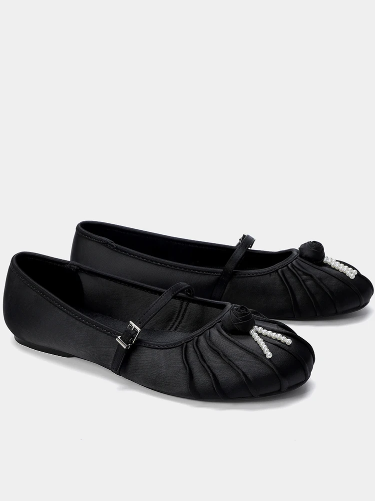 Mary Jane Ballet Flat Shoes Women's New Autumn Floral Silk Satin Slip-On Low Heel Casual Fashion Single Shoes for Young Women
Mary Jane Ballet Flat Shoes Women's New Autumn Floral Silk Satin Slip-On Low Heel Casual Fashion Single Shoes for Young Women