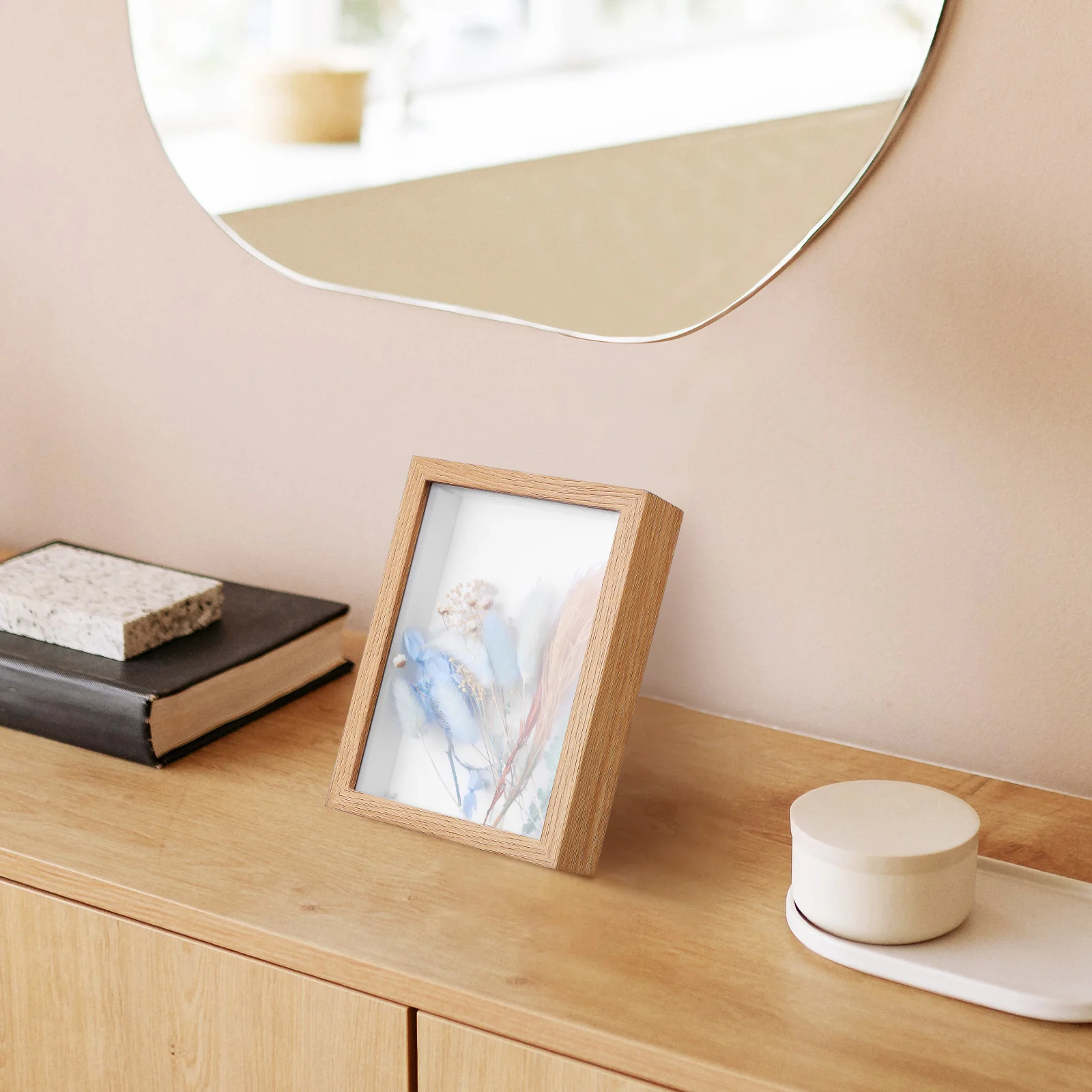 3D Photo Frame 7 Inch Rose Display Box Wood Clear Acrylic Dried Flower Picture Holder Wall Shelf Decor Preservation Case
3D Photo Frame 7 Inch Rose Display Box Wood Clear Acrylic Dried Flower Picture Holder Wall Shelf Decor Preservation Case