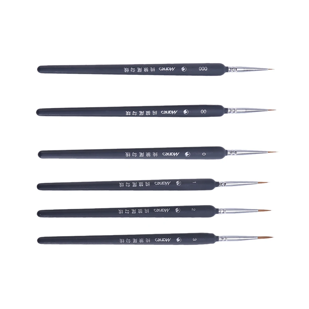 6pcs Paint Brushes Set Durable Long Handle for Acrylic Watercolor Oil Painting Portable Travel Size Lightweight Tools
6pcs Paint Brushes Set Durable Long Handle for Acrylic Watercolor Oil Painting Portable Travel Size Lightweight Tools