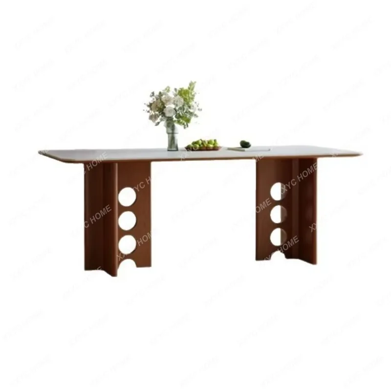 ML retro dining table, antique household wind tunnel dining table, small apartment rock slab dining table
ML retro dining table, antique household wind tunnel dining table, small apartment rock slab dining table