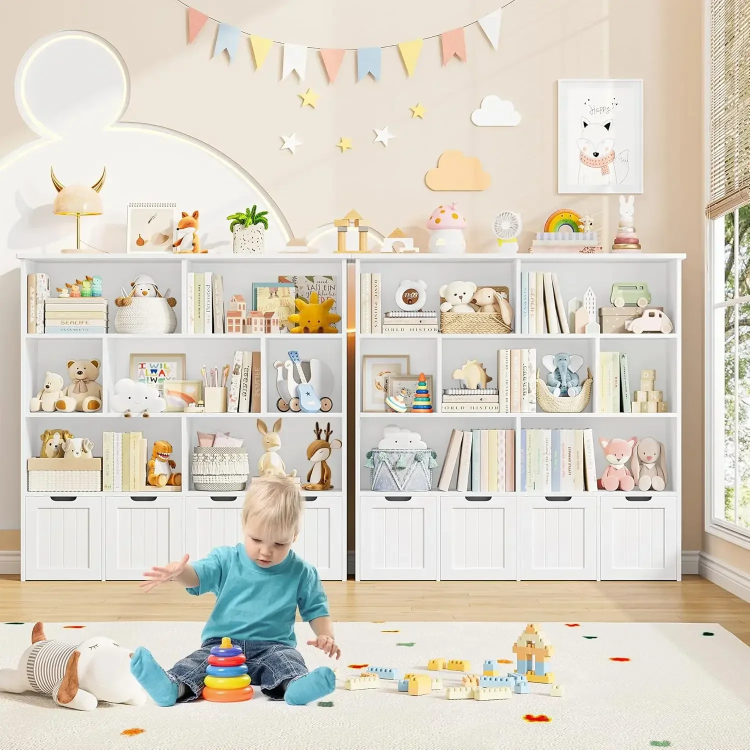 Хит продаж: Органайзер для игрушек, большой контейнер для хранения игрушек с 4 выдвижными ящиками и 7 отсеками, полка-ящик для игрушек
Хит продаж: Органайзер для игрушек, большой контейнер для хранения игрушек с 4 выдвижными ящиками и 7 отсеками, полка-ящик для игрушек