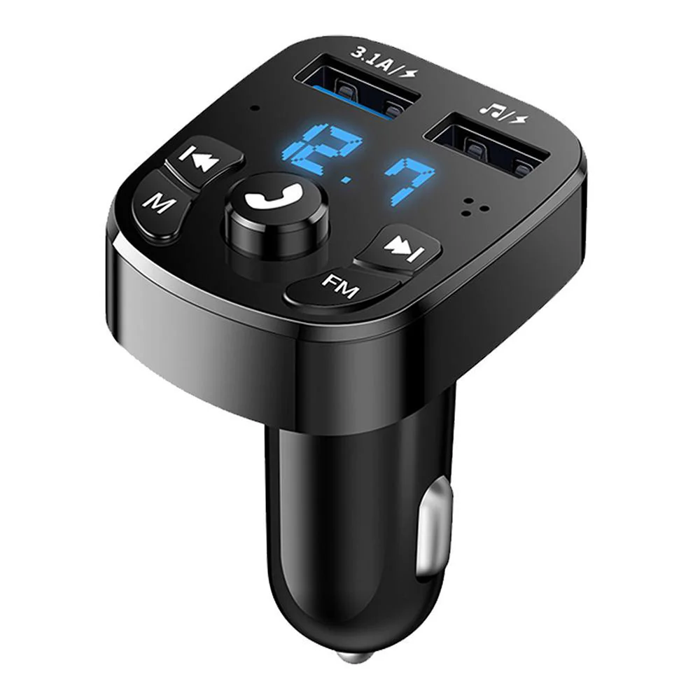 Bluetooth 5.0 FM Transmitter Handsfree Car Radio Modulator MP3 Player With 2 USB Super Quick Charge Adapter for Car
Bluetooth 5.0 FM Transmitter Handsfree Car Radio Modulator MP3 Player With 2 USB Super Quick Charge Adapter for Car