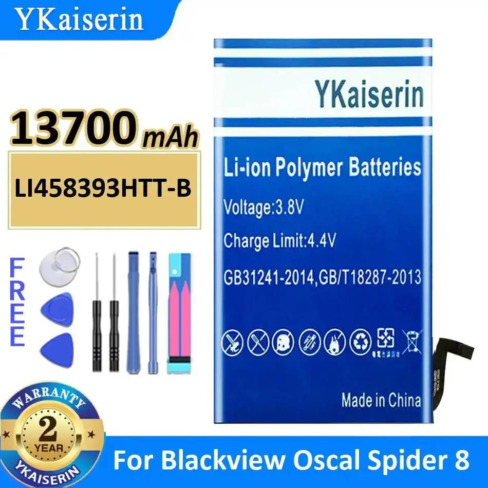 Аккумулятор для мобильного телефона Blackview Oscal Spider 8, 13700 мАч, модель LI458393HTT-B, стабильная работа
Аккумулятор для мобильного телефона Blackview Oscal Spider 8, 13700 мАч, модель LI458393HTT-B, стабильная работа