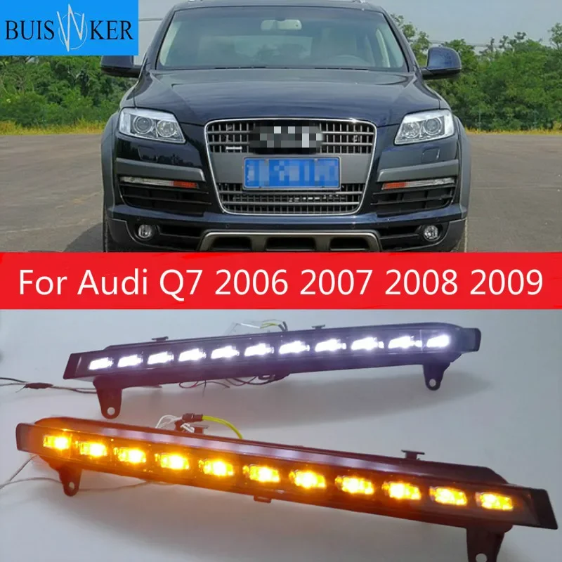 2pcs For Audi Q7 2006 2007 2008 2009 Yellow Turn Signal Function Car DRL Waterproof 12V LED Daytime Running Light Fog Lamp Bulb
2pcs For Audi Q7 2006 2007 2008 2009 Yellow Turn Signal Function Car DRL Waterproof 12V LED Daytime Running Light Fog Lamp Bulb