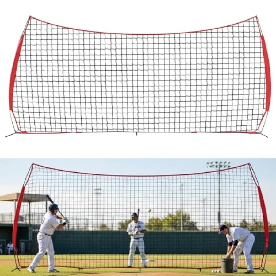20x10ft Barricade Backstop Net, Sports Barrier Net, Multi-Sport Net with Carry Bag, Protective Screen for Practice- Baseball, Softball, Lacrosse, Soccer, Basketball, Tennis
20x10ft Barricade Backstop Net, Sports Barrier Net, Multi-Sport Net with Carry Bag, Protective Screen for Practice- Baseball, Softball, Lacrosse, Soccer, Basketball, Tennis