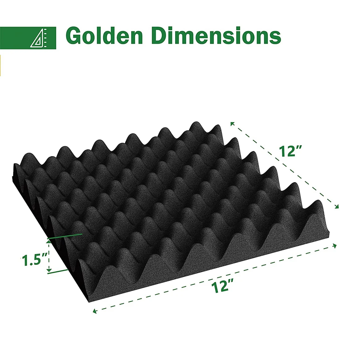 24 Pack Acoustic Foam Panels Fireproof Soundproofing Treatment Wall Panel,Noise Cancelling Foam for Recording,Studio,Etc
24 Pack Acoustic Foam Panels Fireproof Soundproofing Treatment Wall Panel,Noise Cancelling Foam for Recording,Studio,Etc