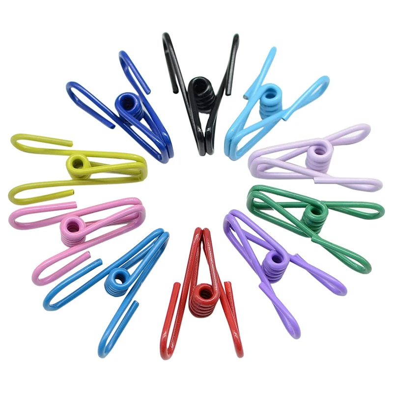 5/10Pcs Colored Metal Clips PVC-Coated Steel Clip Pins Clothes Clamps Hanger Photo Hinge Clips For Food Bag Office Home Decor
5/10Pcs Colored Metal Clips PVC-Coated Steel Clip Pins Clothes Clamps Hanger Photo Hinge Clips For Food Bag Office Home Decor