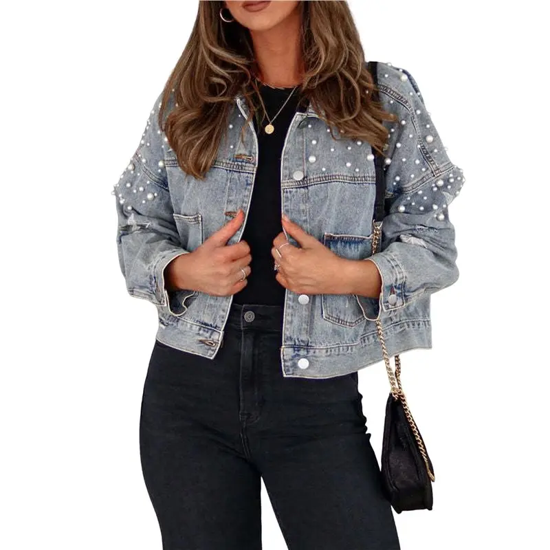【HAPPYH】Женская укороченная джинсовая куртка с бисером, рваная джинсовая куртка с вышивкой звезд, пальто
【HAPPYH】Женская укороченная джинсовая куртка с бисером, рваная джинсовая куртка с вышивкой звезд, пальто
