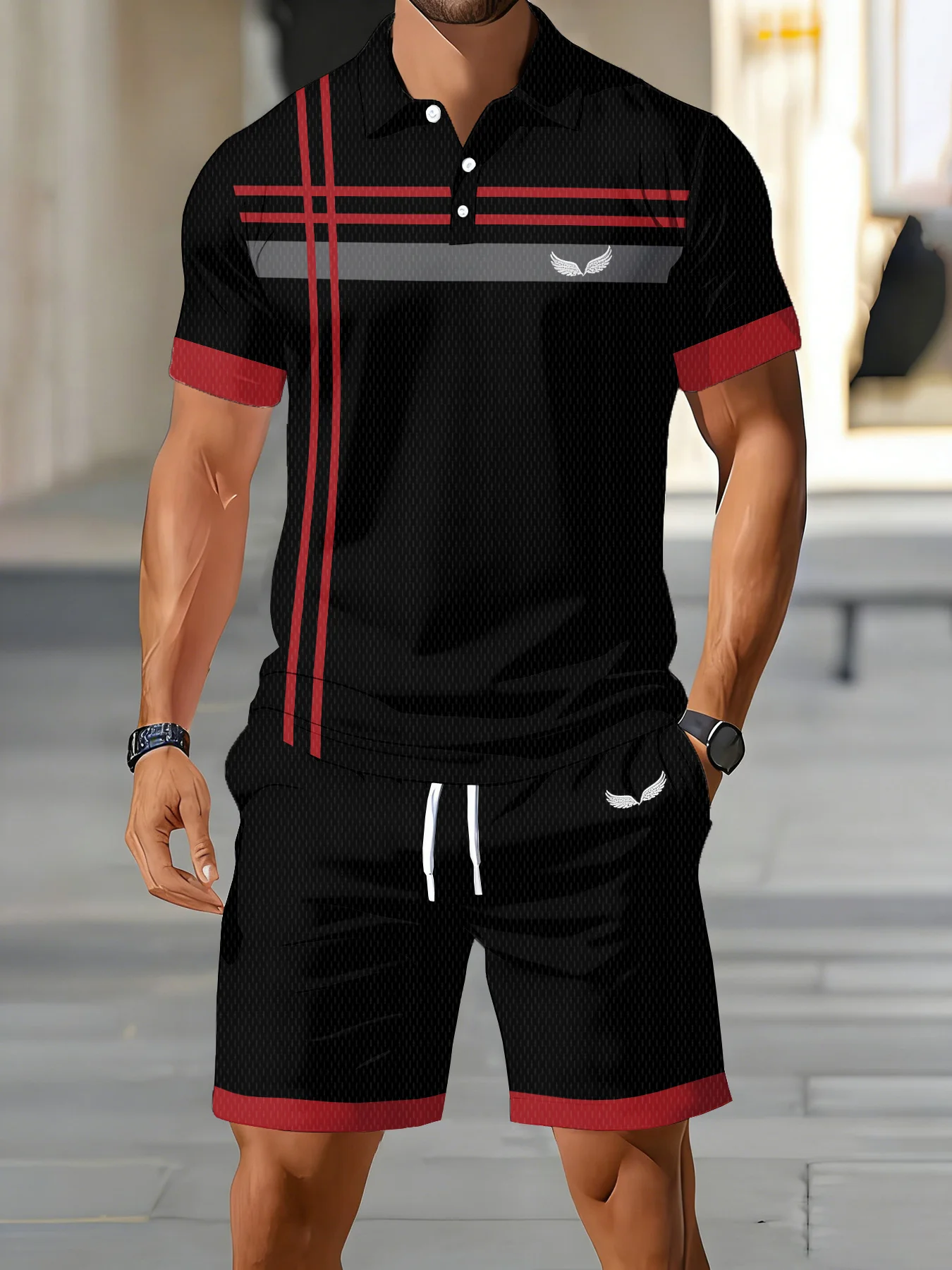 2026 Summer Men's Polo Set - 3D Printed Pattern - Breathable Lightweight Comfortable Fashionable Outdoor Men's Clothing
2026 Summer Men's Polo Set - 3D Printed Pattern - Breathable Lightweight Comfortable Fashionable Outdoor Men's Clothing