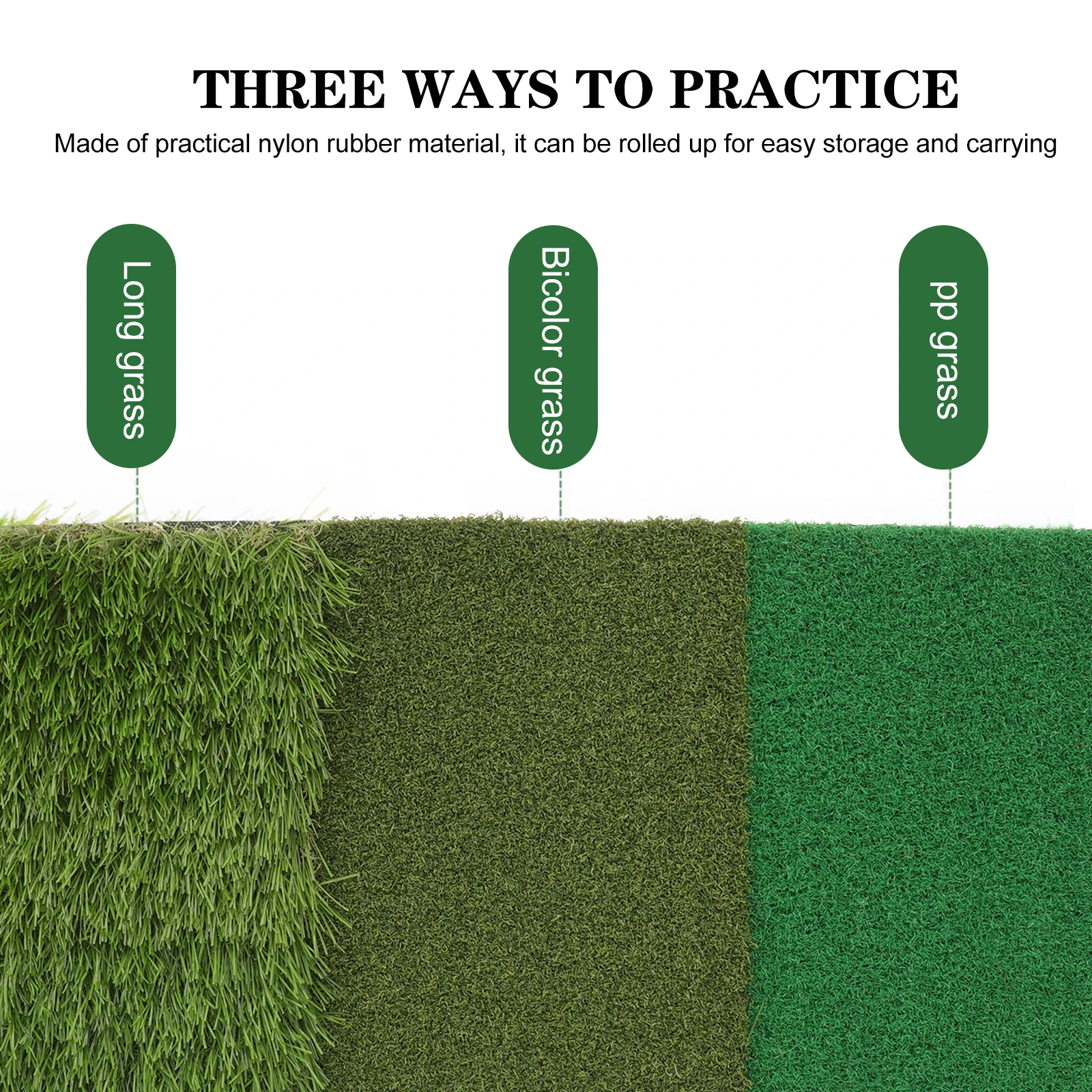 Pad Golfs Impact Mat Bedding Putting Training Artificial Turf Practice Hitting Nylon Dad
Pad Golfs Impact Mat Bedding Putting Training Artificial Turf Practice Hitting Nylon Dad