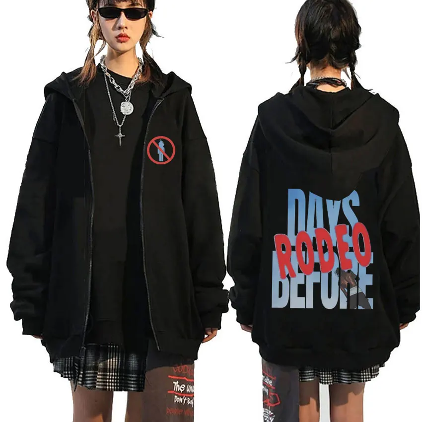 Cactus Jack Zipper Hoodie DAYS BEFORE RODEO Zip Up Jacket Men Women's Hip Hop Vintage Coat Unisex Fashion Oversized Streetwear
Cactus Jack Zipper Hoodie DAYS BEFORE RODEO Zip Up Jacket Men Women's Hip Hop Vintage Coat Unisex Fashion Oversized Streetwear