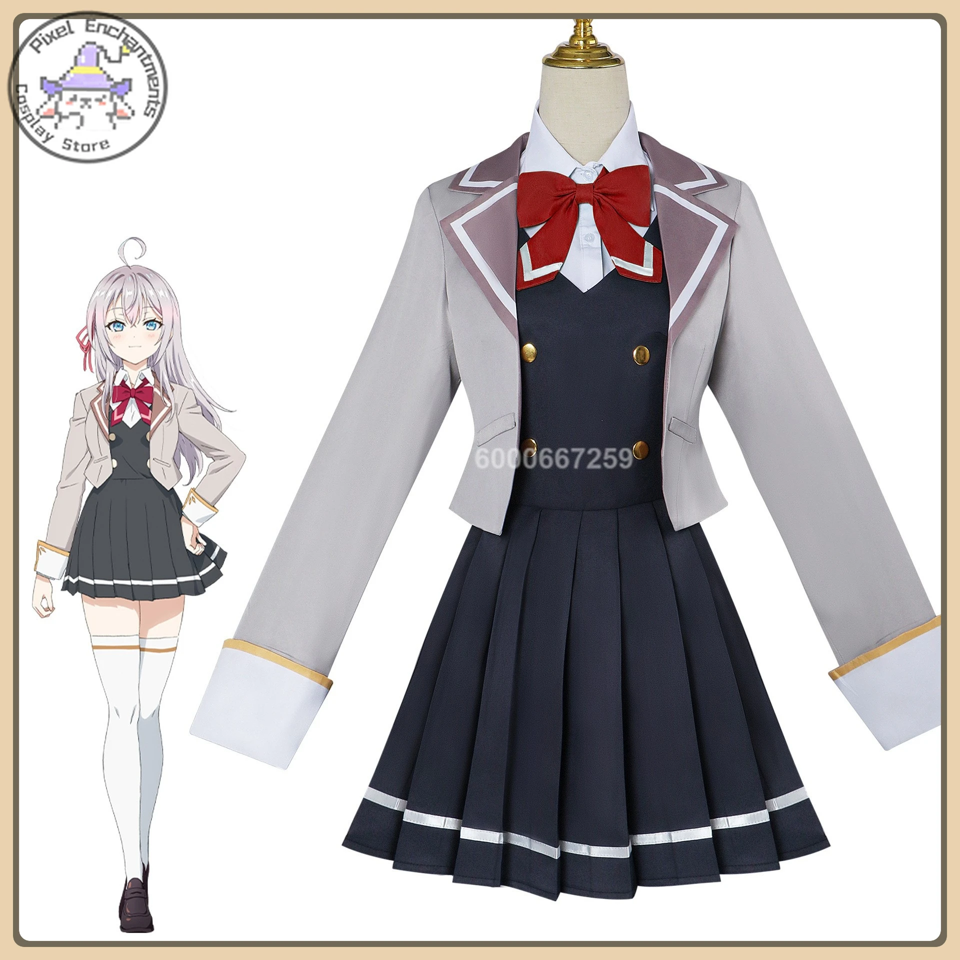 Hot Anime Elya the Russian Classmate Cosplay Complete Set School Uniform Hair Accessories Badge High Quality Anime Clothes
Hot Anime Elya the Russian Classmate Cosplay Complete Set School Uniform Hair Accessories Badge High Quality Anime Clothes