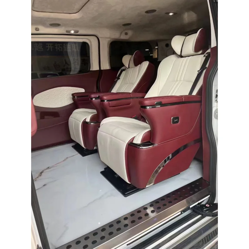Factory Promo, Luxurious Multifunctional Electric Swivel Seat with Desk & Armrest, Comfort Design for MPV
Factory Promo, Luxurious Multifunctional Electric Swivel Seat with Desk & Armrest, Comfort Design for MPV