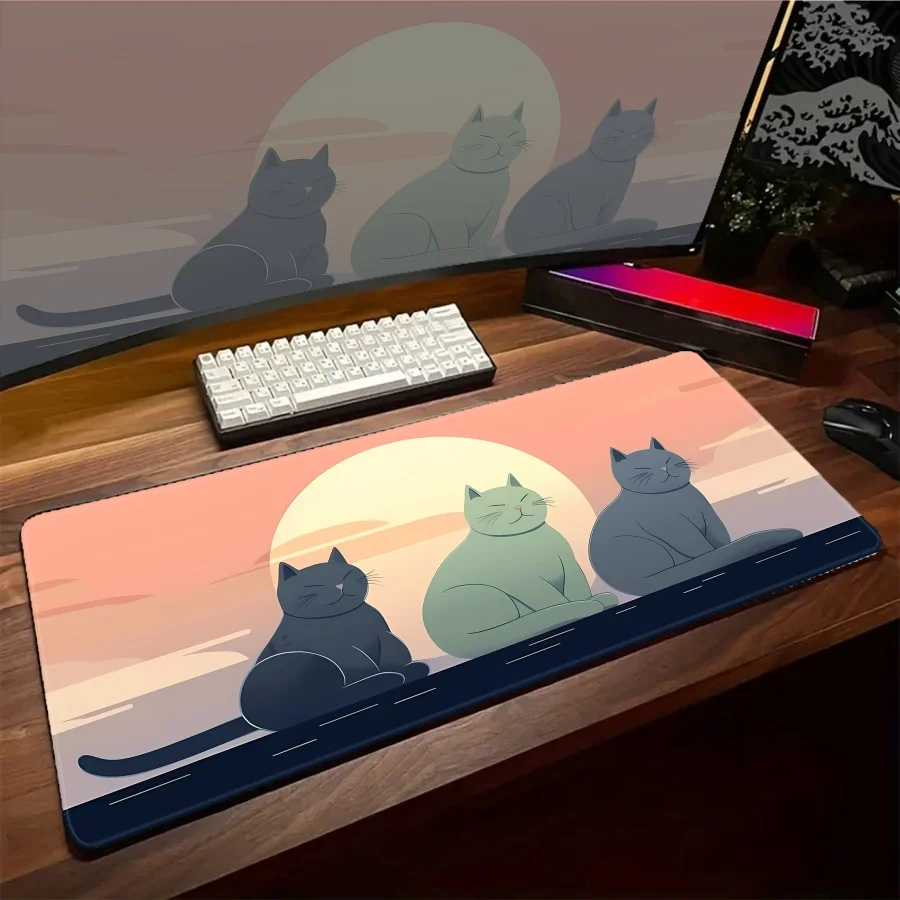 Big Size Cat Mouse Pad Gaming Large Mousepad Rubber Setup Gamer Desk Mat Table Accessories Pads XXL Kawaii Mousepads
Big Size Cat Mouse Pad Gaming Large Mousepad Rubber Setup Gamer Desk Mat Table Accessories Pads XXL Kawaii Mousepads