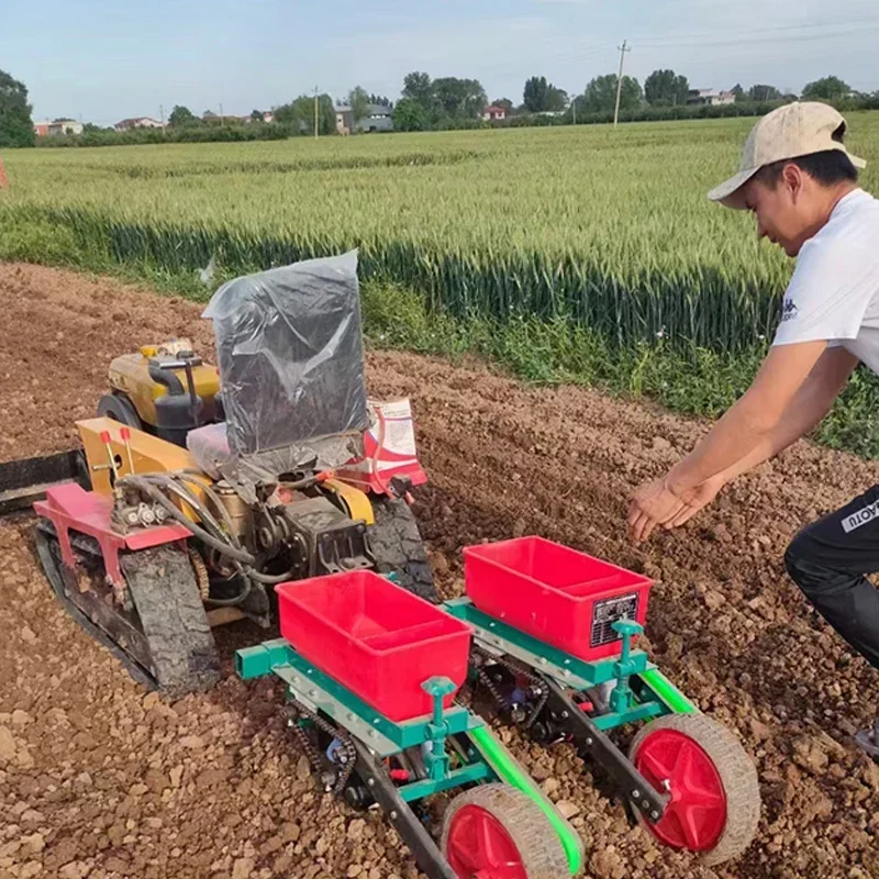 Tool Corn Fertilizer Precision Planter Walking Tractor Four Wheel Supporting Two Row No Tillage Sowing Fertilizing Integrated Ma
Tool Corn Fertilizer Precision Planter Walking Tractor Four Wheel Supporting Two Row No Tillage Sowing Fertilizing Integrated Ma