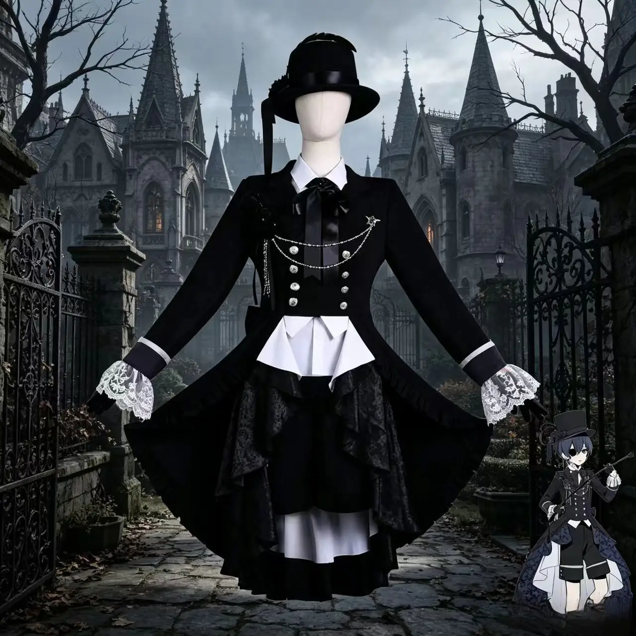 Ciel Phantomhive Cosplay Costume Black Butler Black Rose Ciel Phantomhive
Ciel Phantomhive Cosplay Costume Black Butler Black Rose Ciel Phantomhive