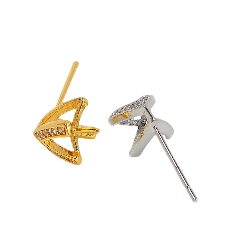 E030 Gold Plated Copper S925 Sterling Silver Needle Pearl Stud Earrings Findings Jewelry Making DIY Jewelry Accessories
E030 Gold Plated Copper S925 Sterling Silver Needle Pearl Stud Earrings Findings Jewelry Making DIY Jewelry Accessories