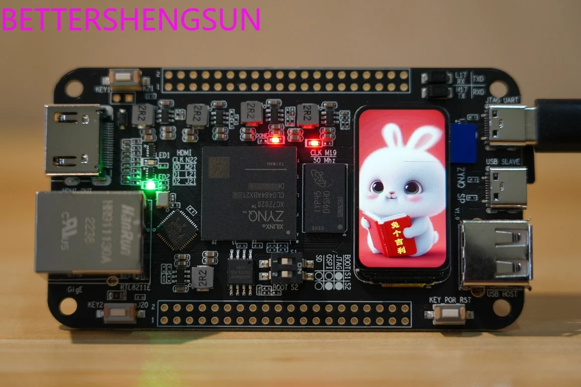 Минимальная плата разработки системы ZYNQ 7020 FPGA, основная плата (версия Smart Zynq SP)
Минимальная плата разработки системы ZYNQ 7020 FPGA, основная плата (версия Smart Zynq SP)